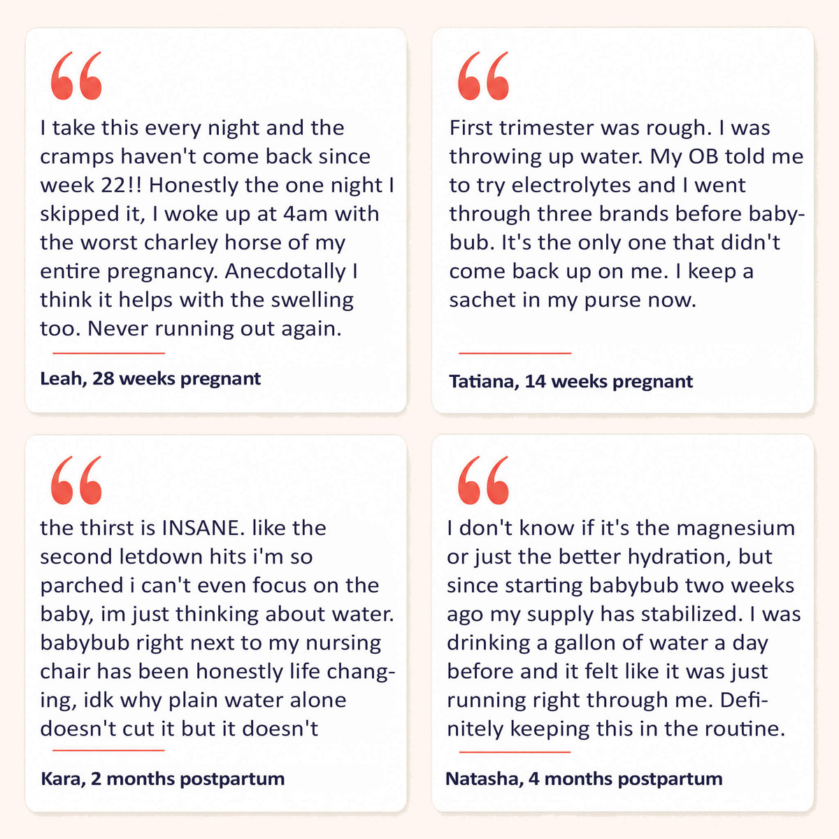 Bub's Pregnancy & Breastfeeding Hydration